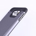 Wholesale Samsung Galaxy S6 Iron Armor Hybrid Case (Silver)